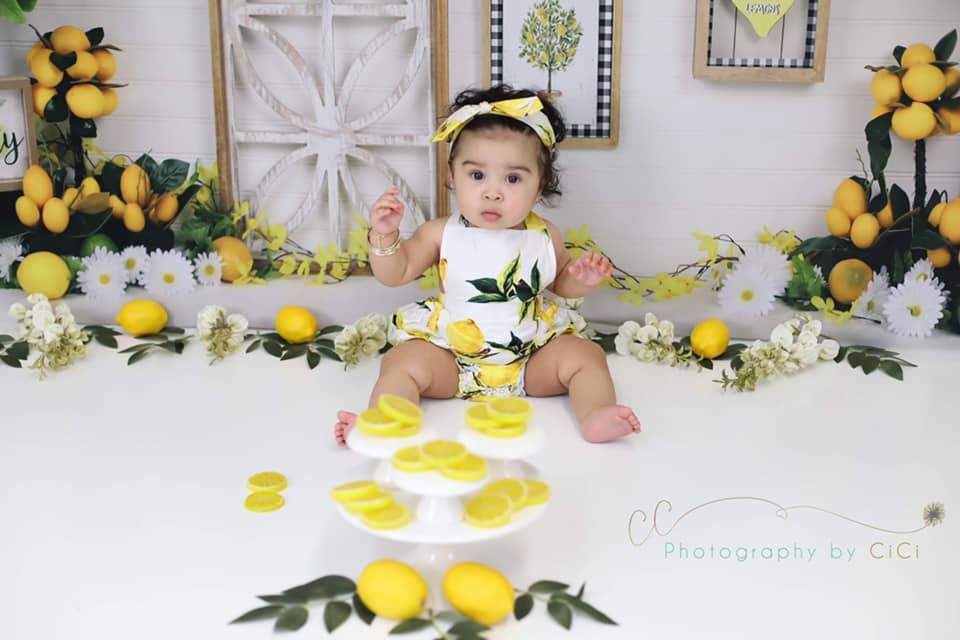 Kate Lemon Be Zesty Spring Backdrop -UK