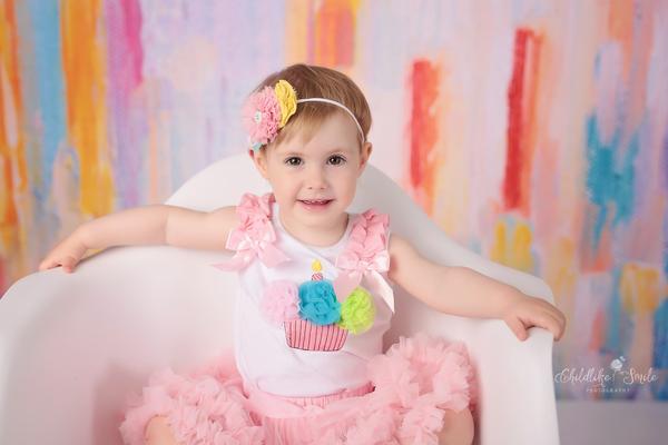 Kate Watercolor Summer Rainbow Texture Backdrop for Photography designed by Jerry_Sina -UK