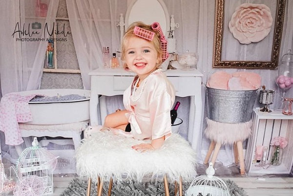 Kate Powder Room Children Backdrop for Photography Designed by Erin Larkins -UK