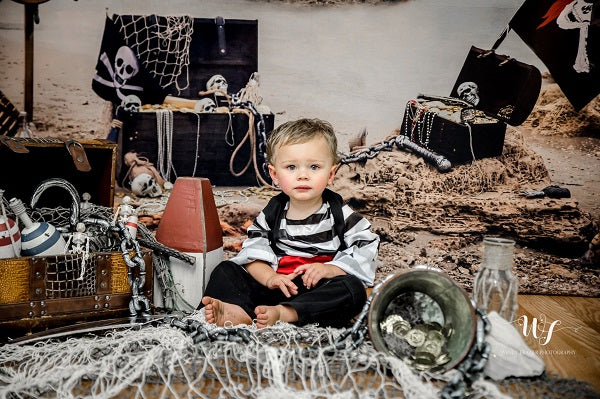 Kate Summer Sea Pirate backdrop designed by studio gumot -UK