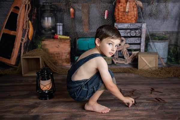 Kate Wood Gone Fishing Backdrop Designed by Arica Kirby -UK