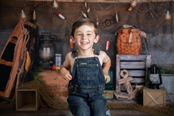 Kate Wood Gone Fishing Backdrop Designed by Arica Kirby -UK