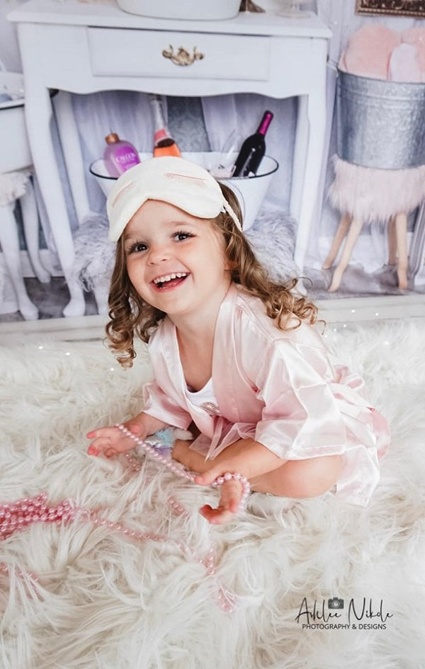 Kate Powder Room Children Backdrop for Photography Designed by Erin Larkins -UK