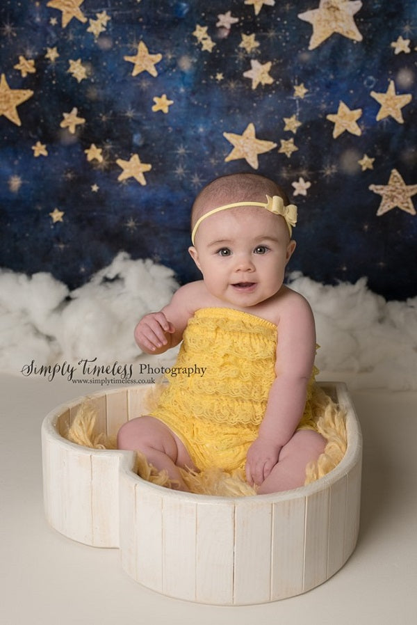 Kate Night Sky Gold Stars Backdrop Designed by Mandy Ringe Photography -UK
