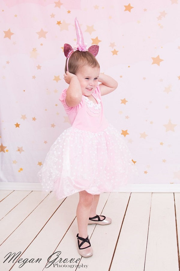 Kate Pink Dream Stars Children Backdrop Designed by JFCC -UK
