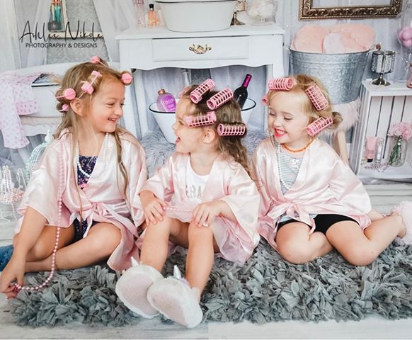 Kate Powder Room Children Backdrop for Photography Designed by Erin Larkins -UK