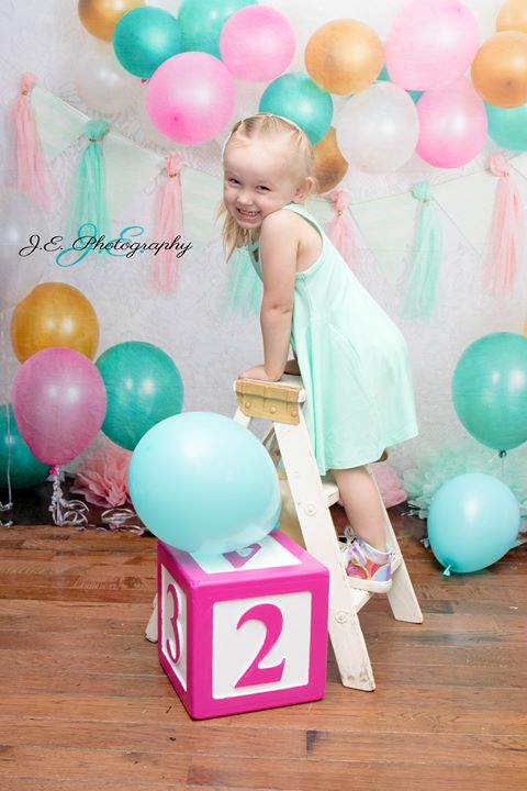 Kate Minty Fresh Celebrations Backdrop for Children Photography Designed By Tyna Renner -UK