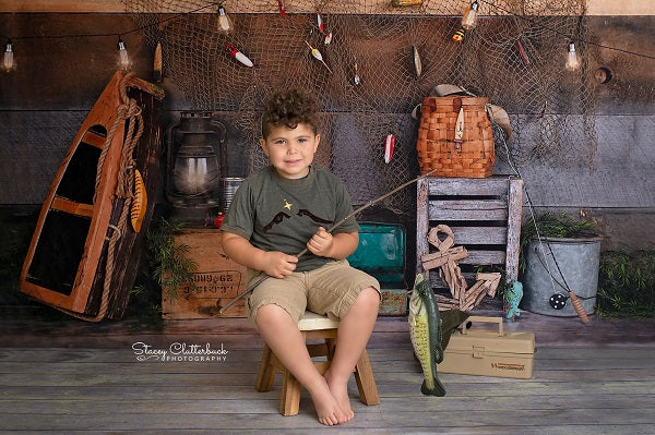 Kate Wood Gone Fishing Backdrop Designed by Arica Kirby -UK