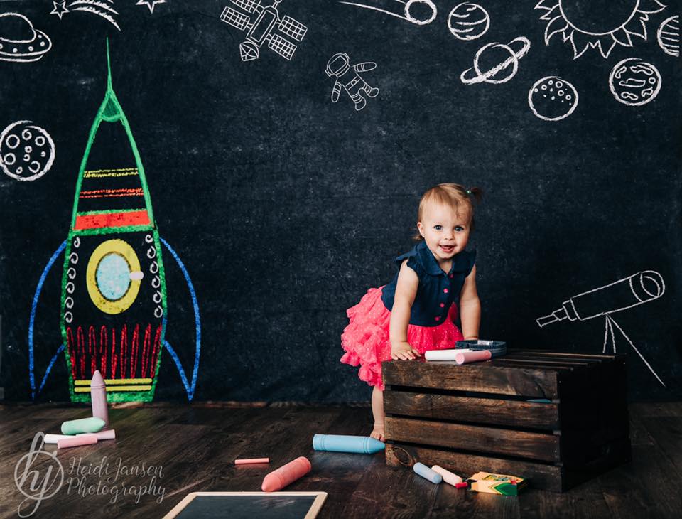Kate Blackboard Back to School Children Backdrop Designed by Thousand Words Photography -UK