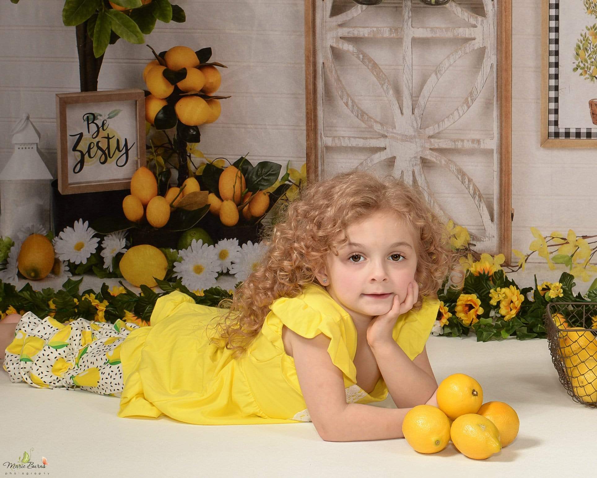 Kate Lemon Be Zesty Spring Backdrop -UK