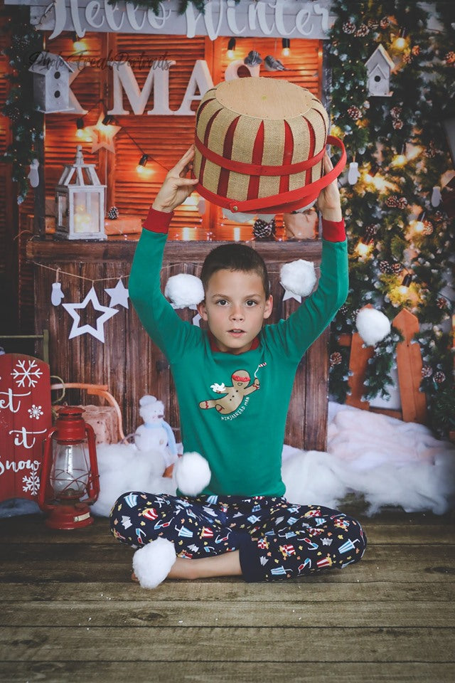 Kate Christmas Snow Backdrops For Photography -UK