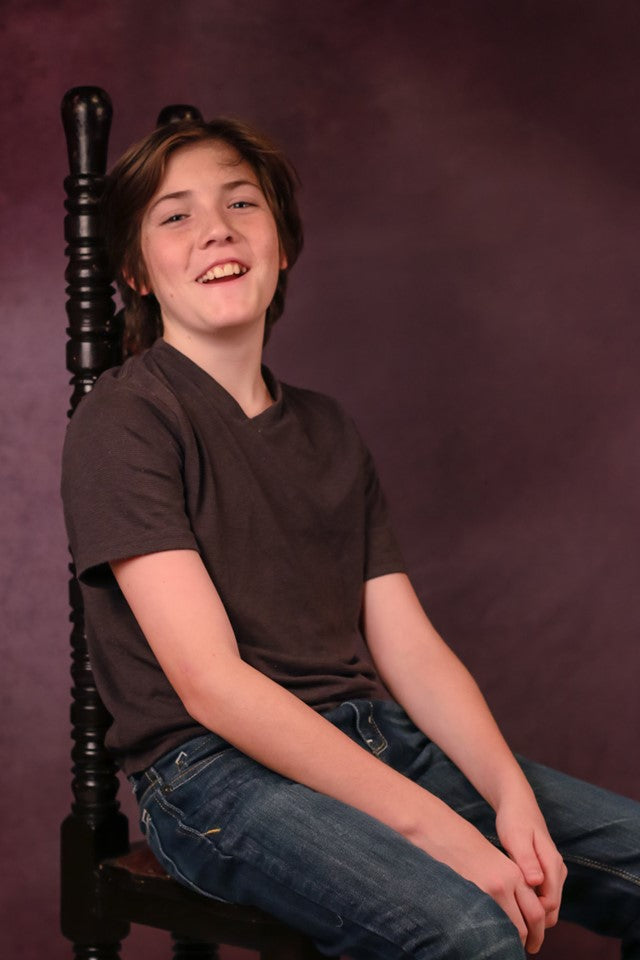 Kate Fine Art Dark Purple with Flowers Backdrop for Photography Designed By Jerry_Sina -UK