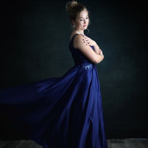 Kate Fine Art CadetBlue with Flowers Abstract Backdrop for Photography Designed By Jerry_Sina -UK