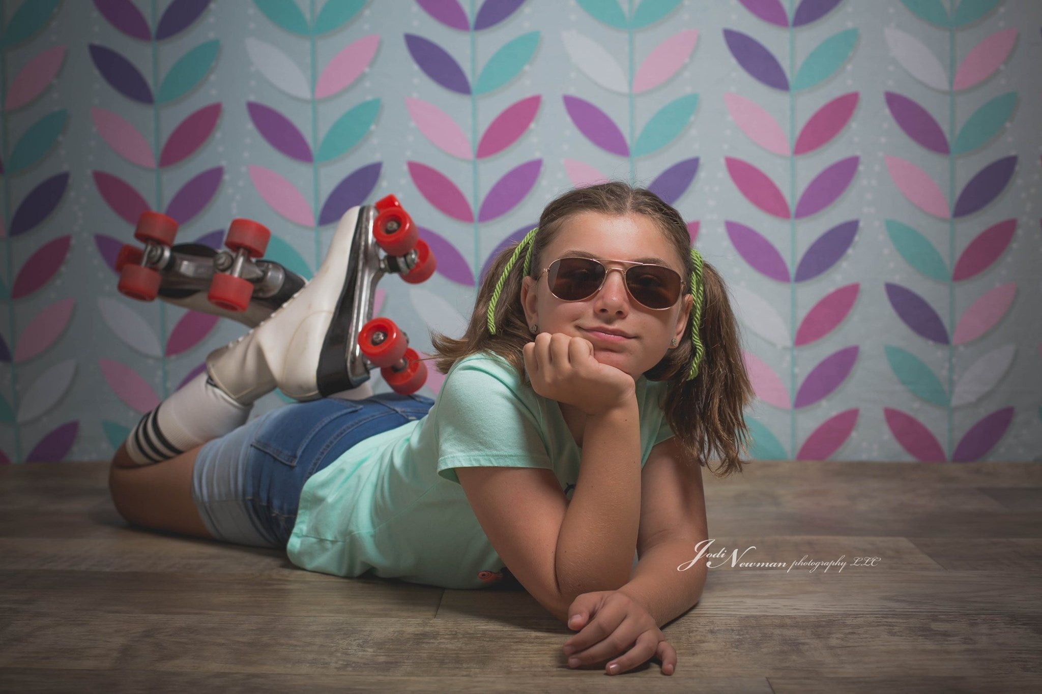 Kate Pretty Petals Girls Backdrop for Photography Designed by Krystle Mitchell Photography -UK