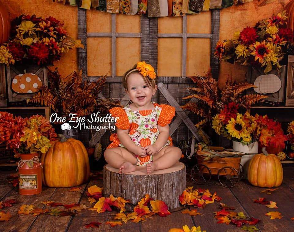 Kate Autumn Harvest Thanksgiving Backdrop -UK