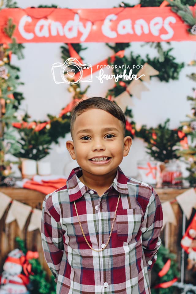 Kate Christmas Candy Canes with Decorations Backdrop for Photography -UK