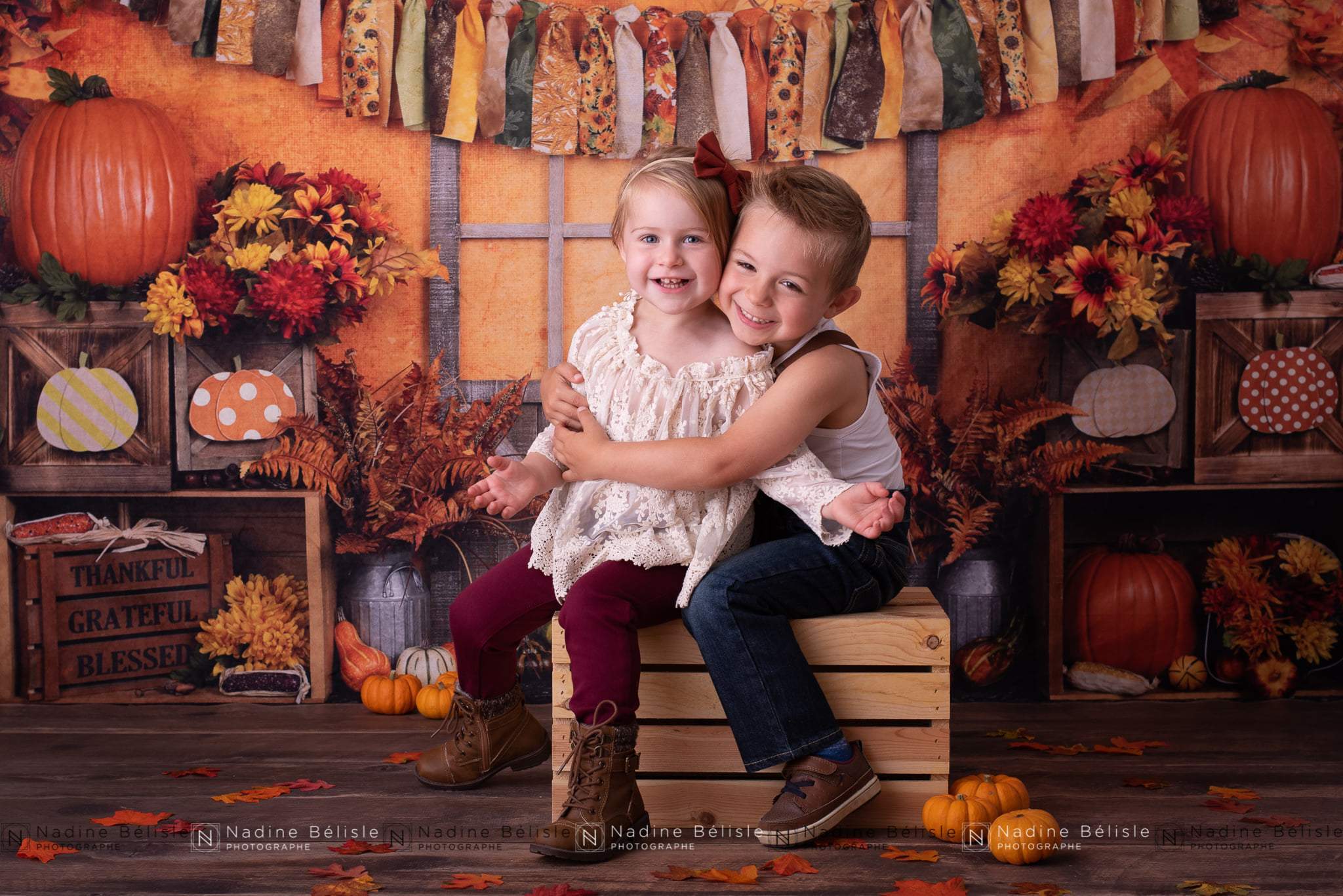 Kate Autumn Harvest Thanksgiving Backdrop -UK