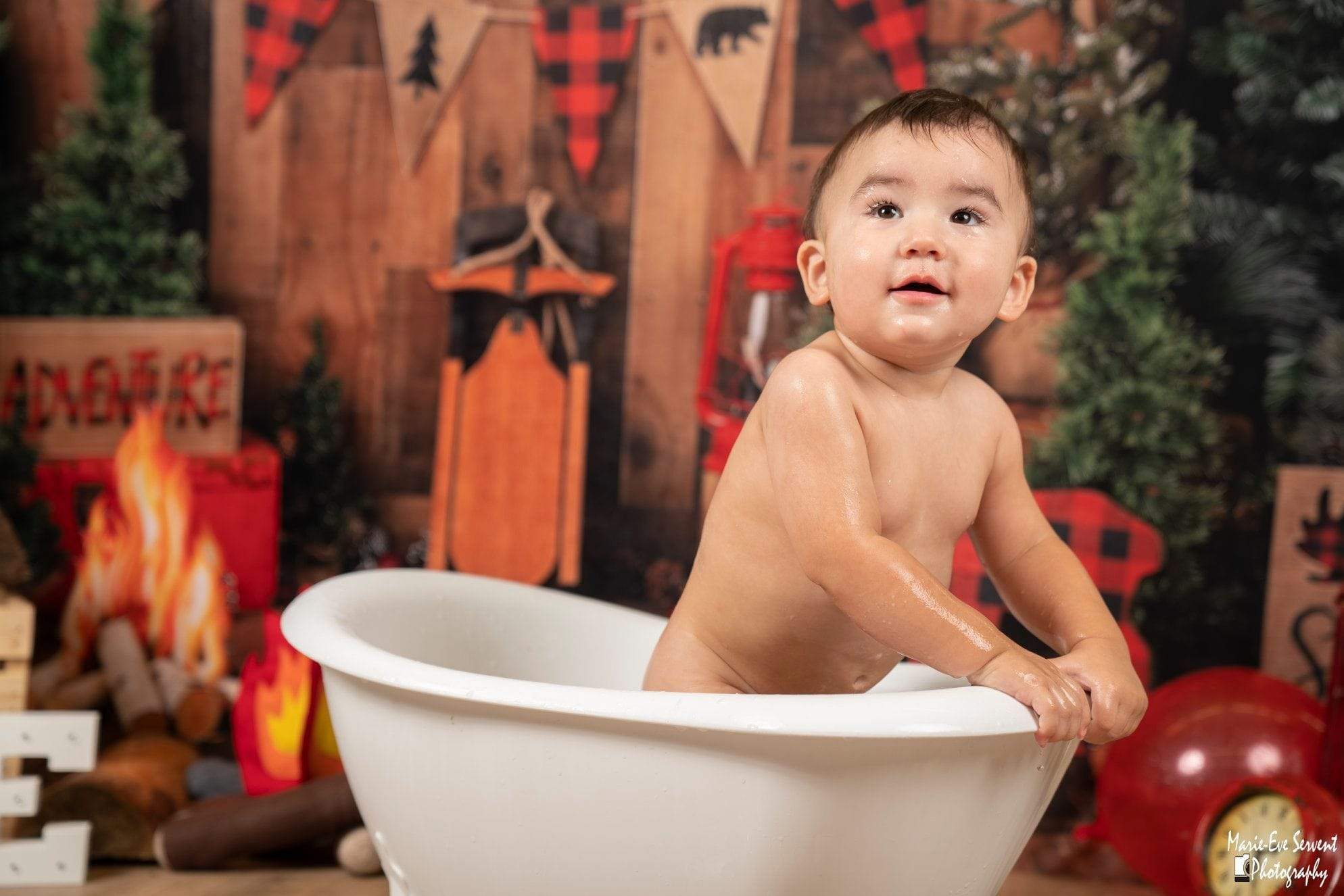 Kate Wood Xmas Toy Christmas Backdrop -UK