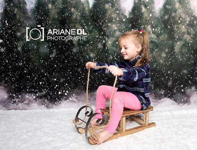 Kate Dazzling Winter Snowy Forest Backdrop for Photography Designed by Modest Brushes -UK