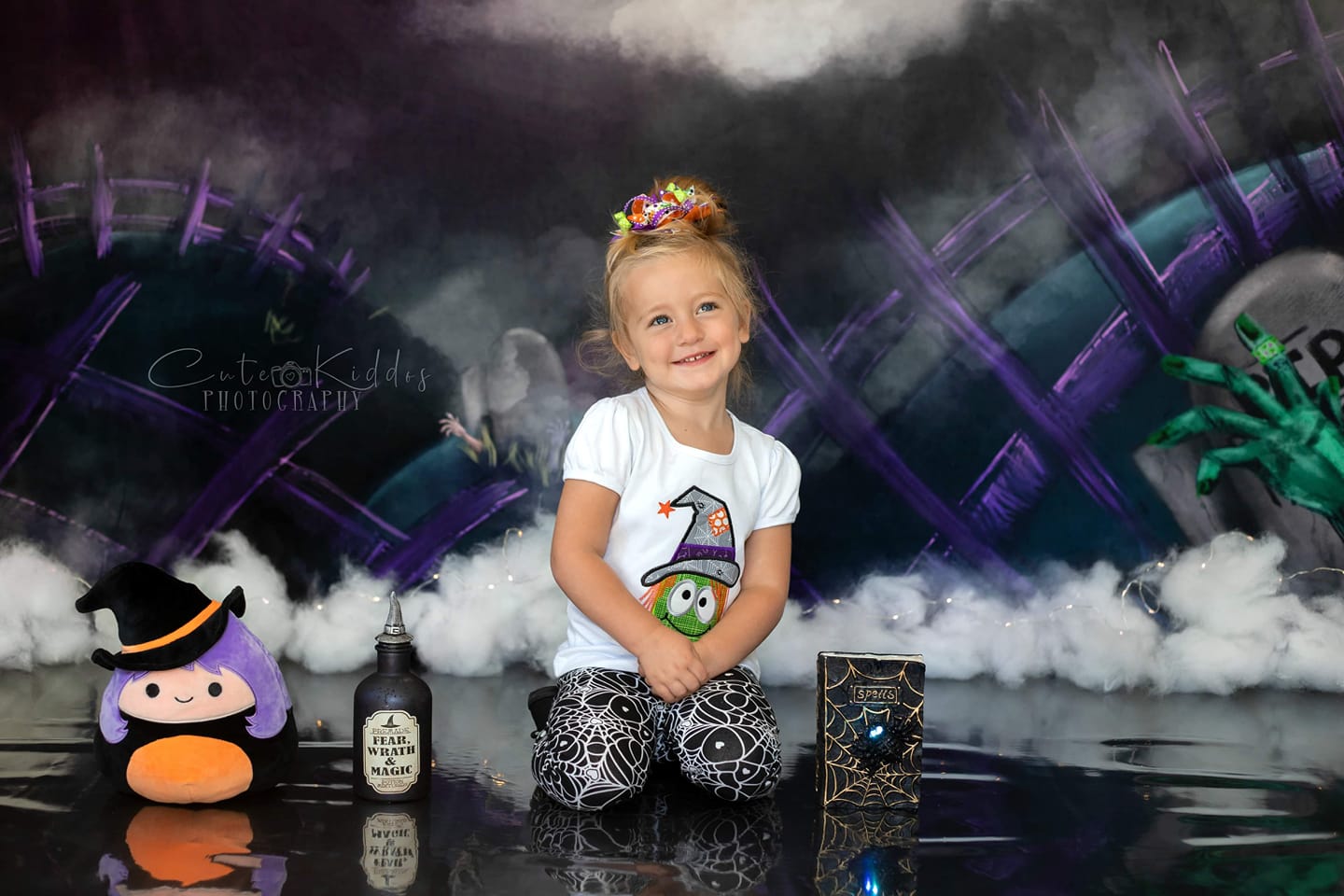 Kate Halloween Hills Backdrop Designed by Modest Brushes