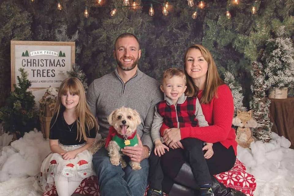 Kate Christmas Trees Farm Snow Backdrop Designed by Jenna Onyia -UK