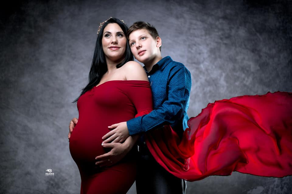 Kate Black Grey Abstract Textured Backdrop for Portrait Photography -UK