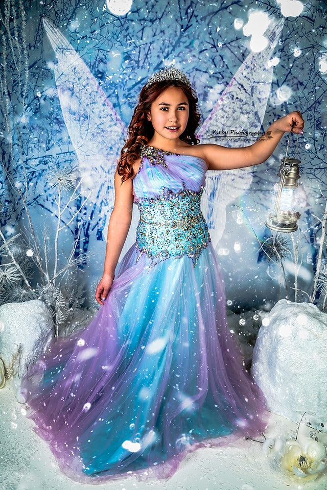 Kate Winter Snow Plum Orchard Backdrop Designed By Arica Kirby -UK