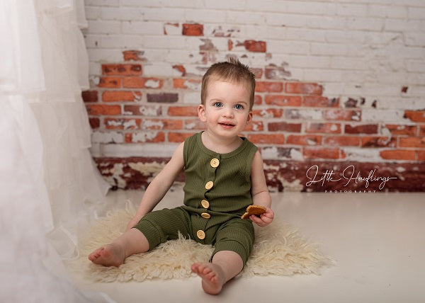 Kate Shabby White and Red Brick Backdrop Designed By Mandy Ringe Photography -UK