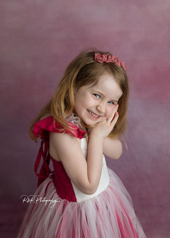 Kate Abstract Pink Fine Art Backdrop for Photography -UK