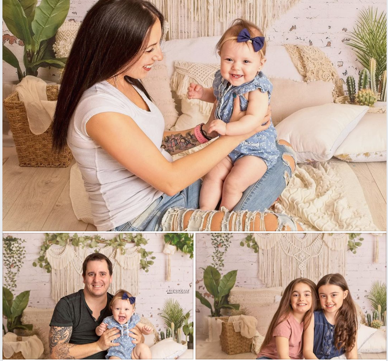 Kate Boho Macrame Pillows with Plants Backdrop Designed By Mandy Ringe Photography -UK