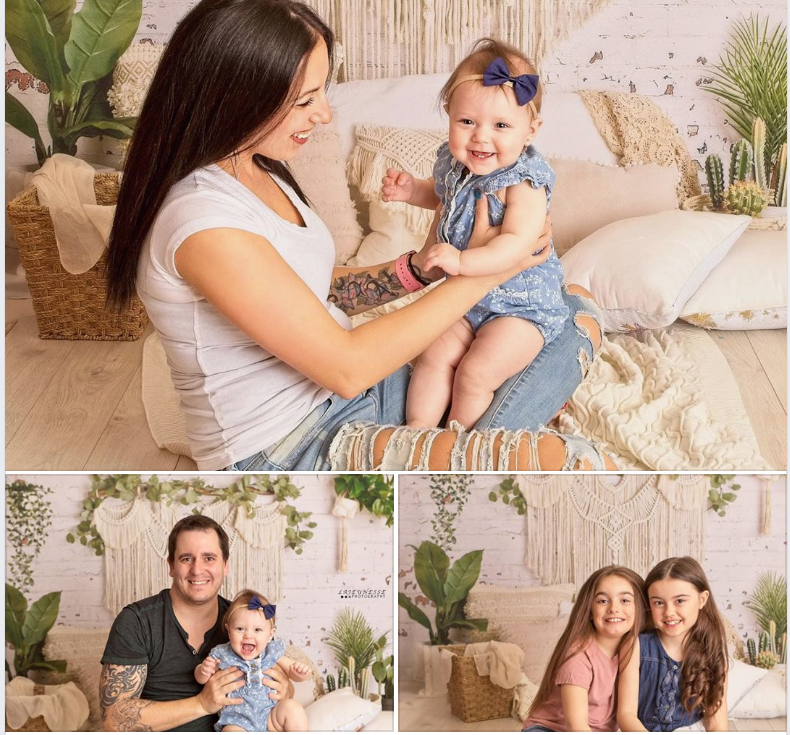 Kate Boho Macrame Pillows with Plants Backdrop Designed By Mandy Ringe Photography