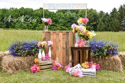 Kate Summer Backdrop Flower Stand Designed by AAE Photography -UK