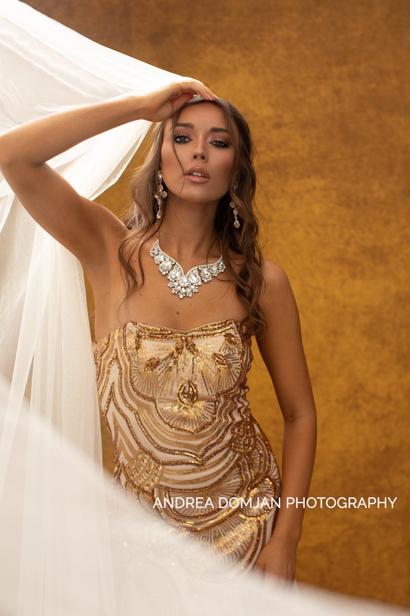 Kate Abstract Gold Backdrop for Photography -UK