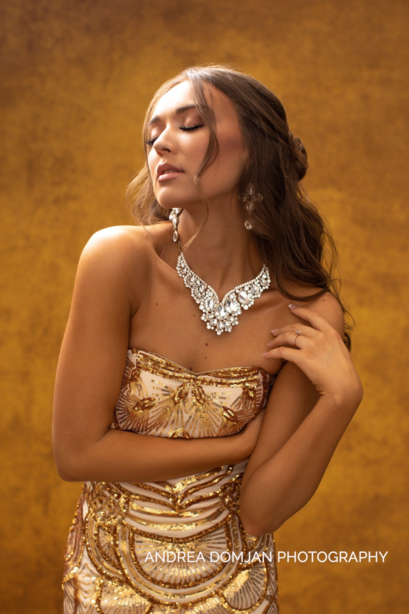 Kate Abstract Gold Backdrop for Photography -UK