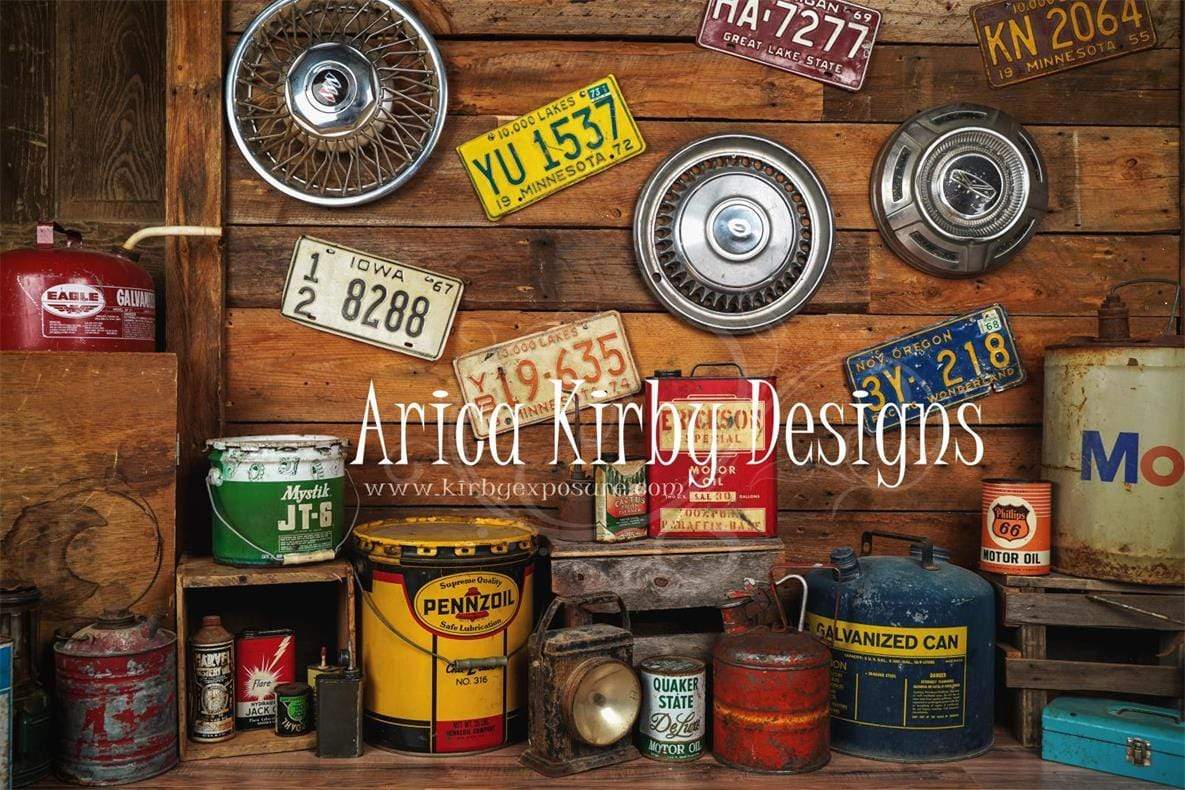 Kate Garage Boys/Father's Day Backdrop Designed by Arica Kirby -UK