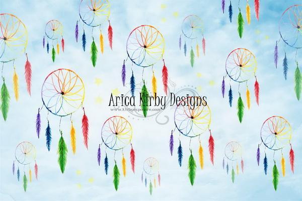 Kate Rainbow Dreamcatchers Backdrop Designed by Arica Kirby -UK