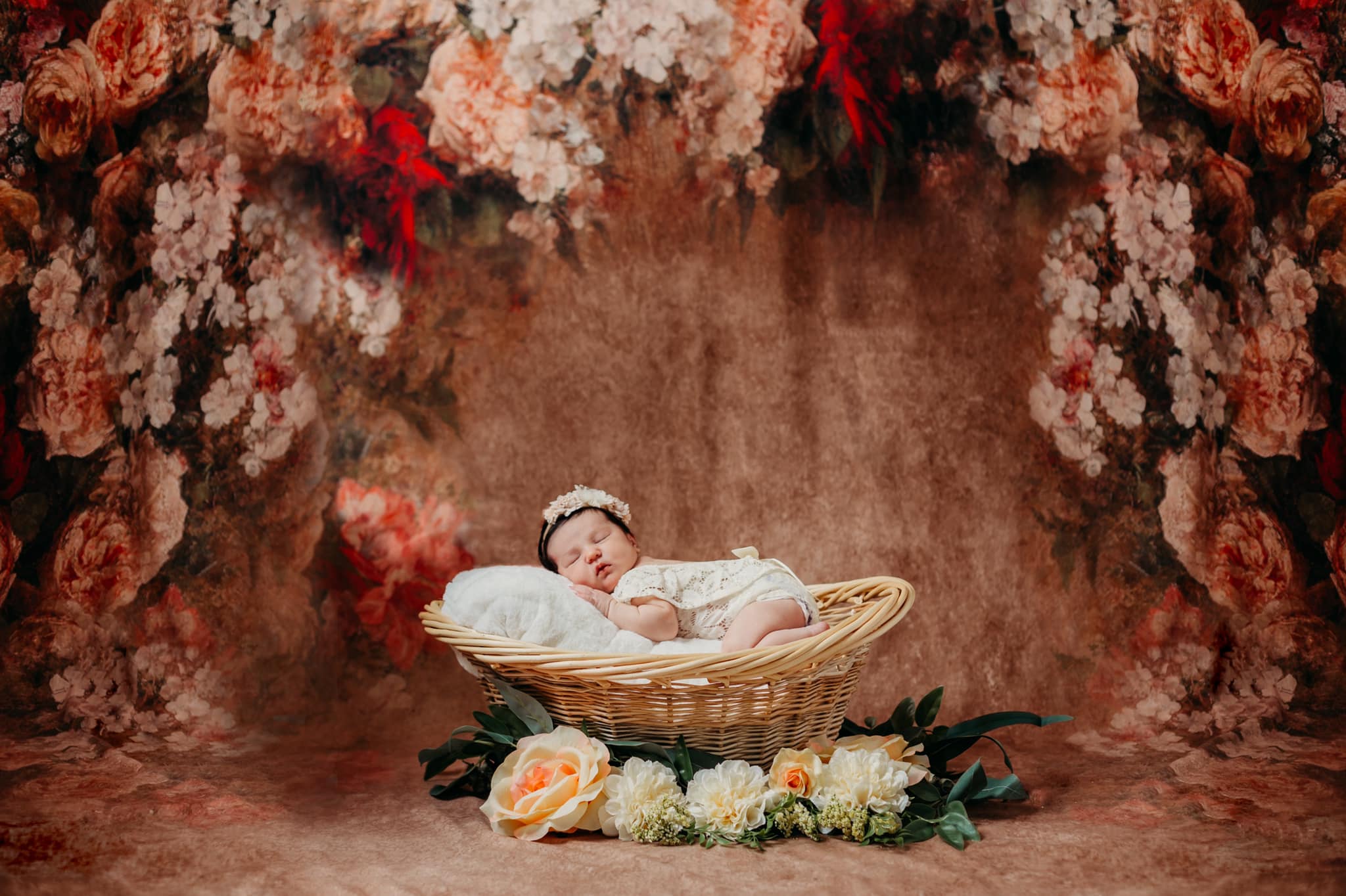Kate Brown Abstract Fine Art Flower Backdrop for Photography -UK