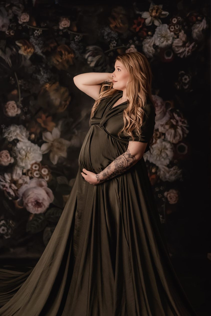 Kate Sweep Vintage Flowers Boudoir Backdrop for Photography -UK