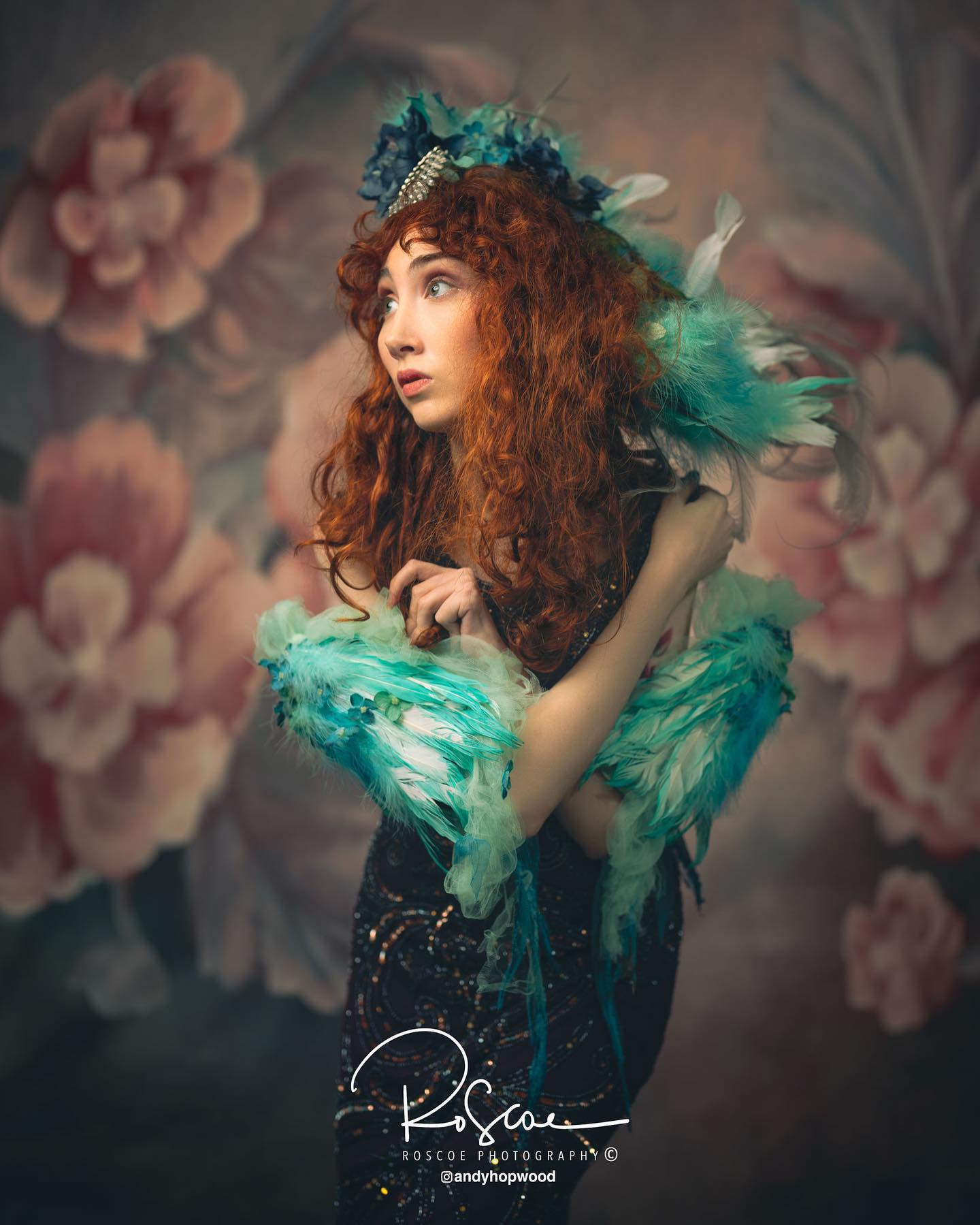 Kate Pink Flower Fine Art Backdrop Designed by GQ -UK