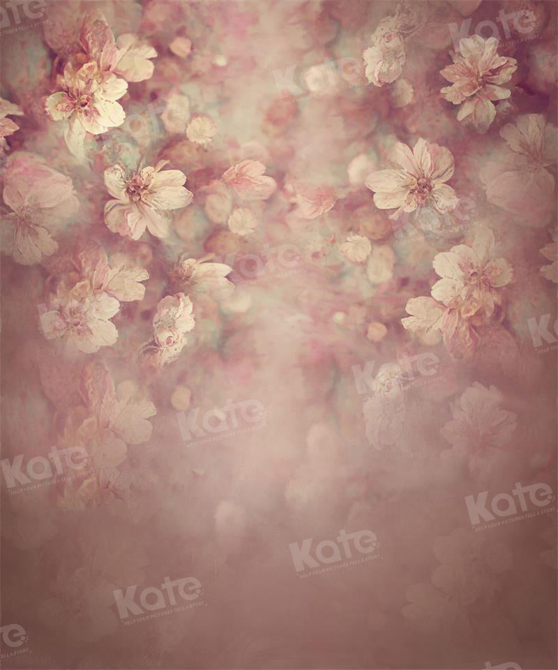 Kate Pink Floral Fine Art Backdrop for Photography -UK