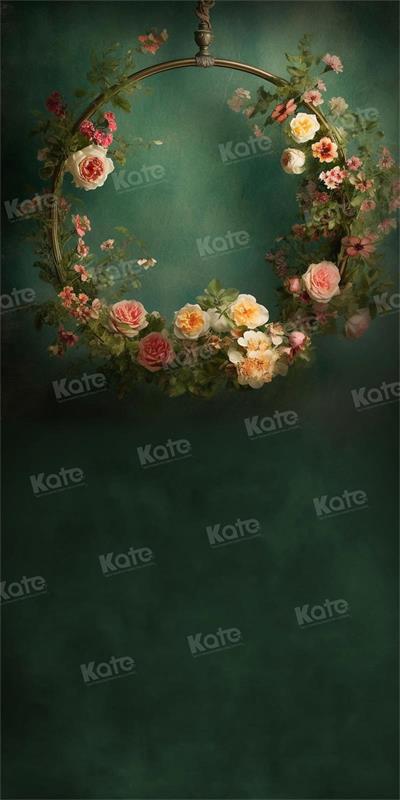 Kate Sweep Fine Art Mother's Day Floral Swing Backdrop for Photography -UK