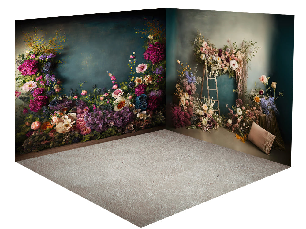Kate Fine Art Floral Room Set -UK