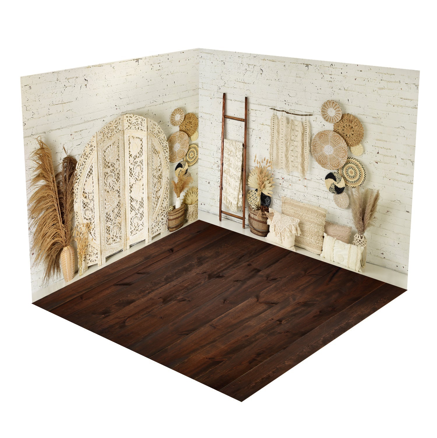 Kate Boho Screen Tapestry Room Set