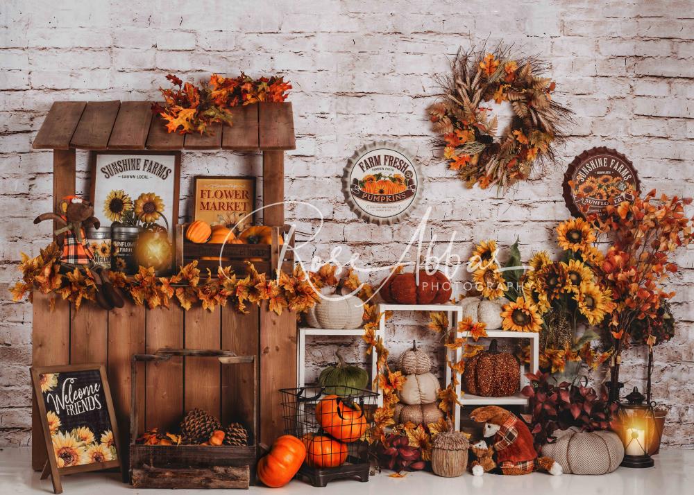 Kate Autumn Market Thanksgiving Backdrop Designed By Rose Abbas -UK