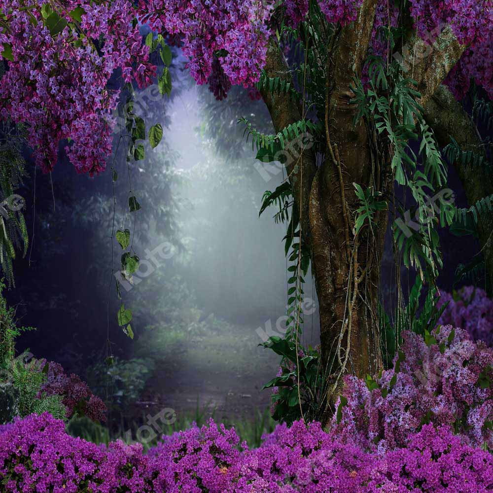 Kate Scenery Forest Flower Backdrop Designed by Chain Photography -UK