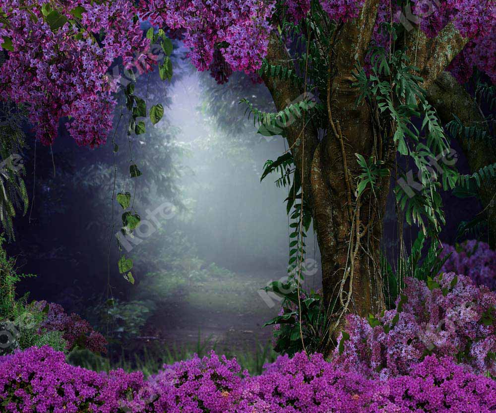 Kate Scenery Forest Flower Backdrop Designed by Chain Photography -UK
