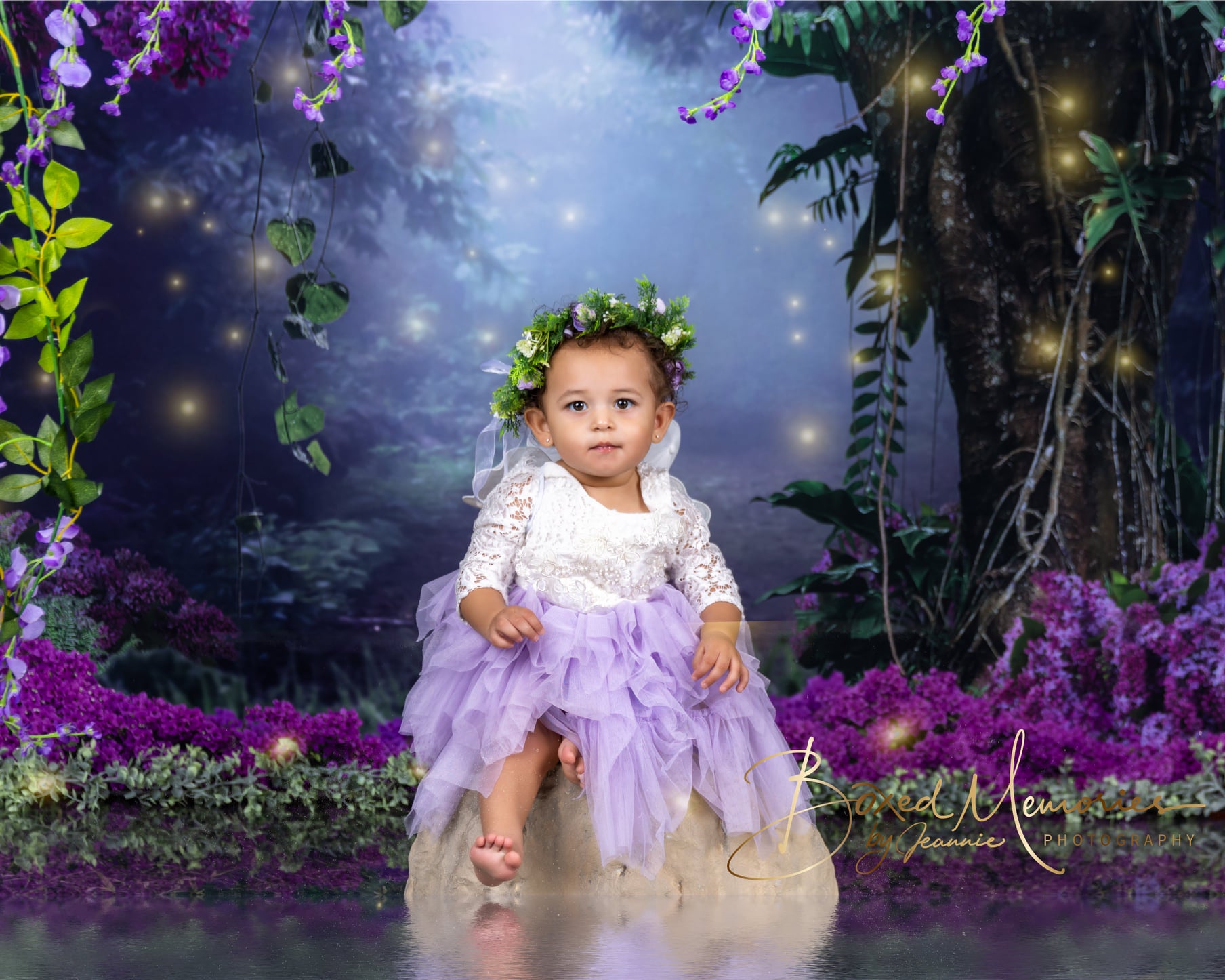 Kate Scenery Forest Flower Backdrop Designed by Chain Photography -UK