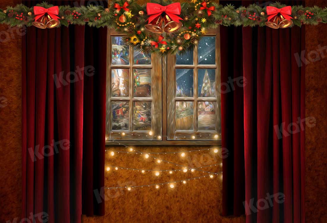 Kate Christmas Window Bling Backdrop for Photography -UK