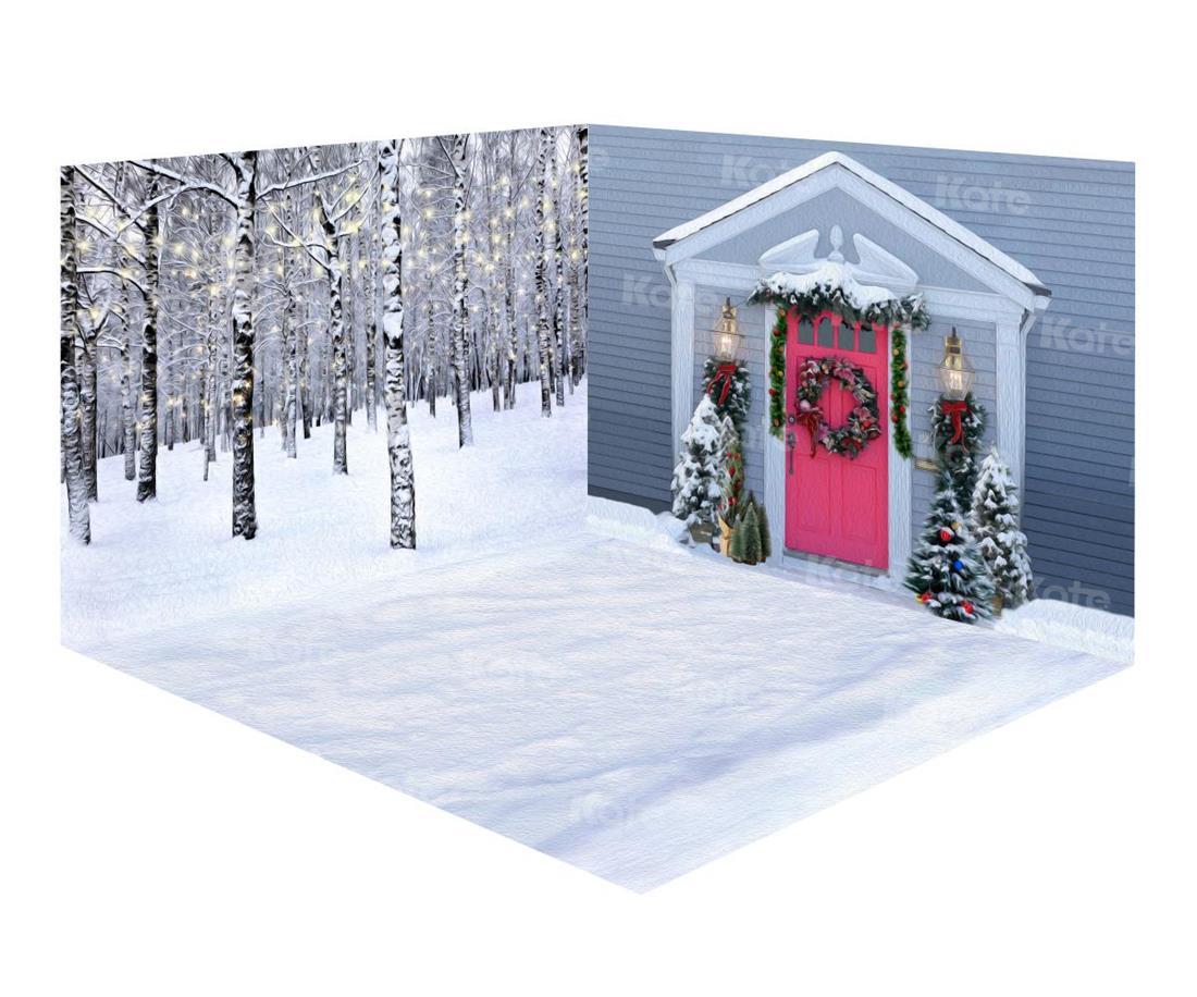 Kate Christmas Snow Winter Room Set