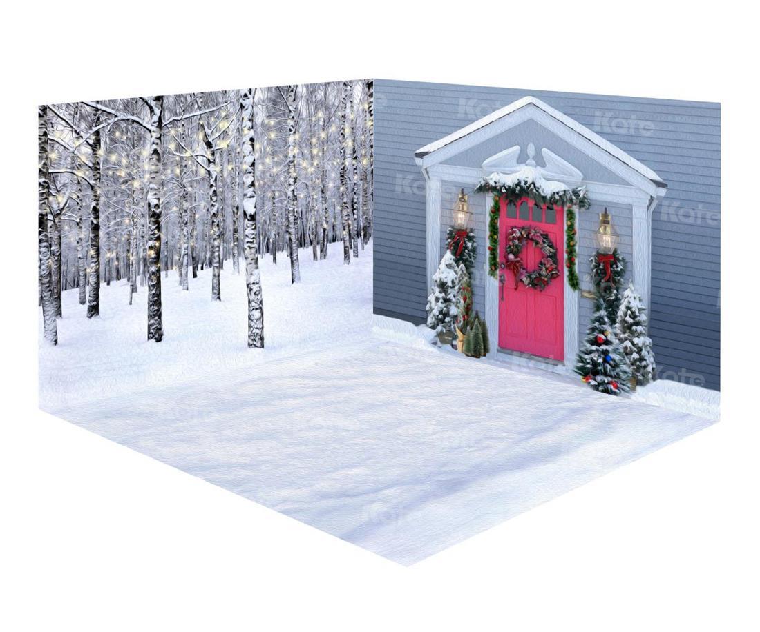 Kate Christmas Snow Winter Room Set -UK